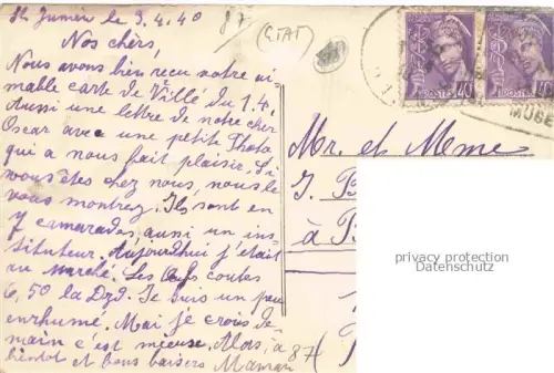 AK / Ansichtskarte Saint-Junien Square Curie