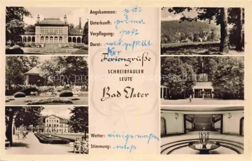 AK / Ansichtskarte BAD ELSTER Vogtland Sachsen Kurhaus Park Brunnen Eingang