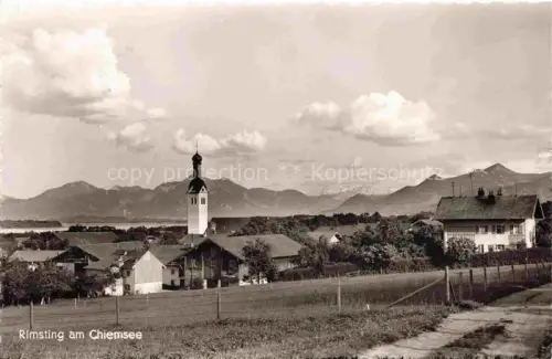 AK / Ansichtskarte Rimsting Panorama mit Chiemsee