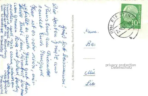 AK / Ansichtskarte Rimsting Panorama mit Chiemsee