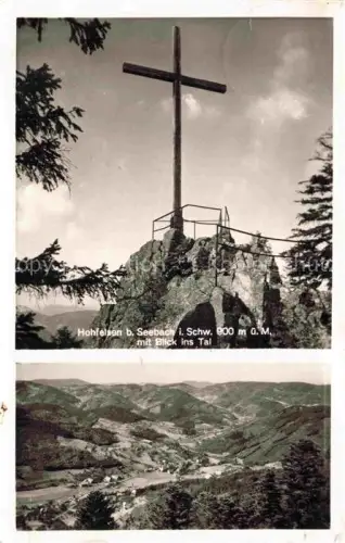 AK / Ansichtskarte Seebach Schwarzwald Ottenhoefen BW Hohfelsen mit Talblick