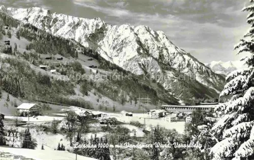 AK / Ansichtskarte Latschau Tschagguns Vorarlberg AT mit Vandanser Wand
