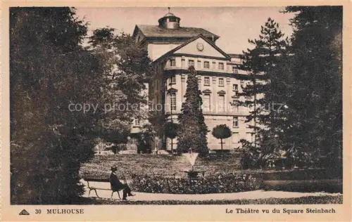 AK / Ansichtskarte MULHOUSE Muehlhausen 68 Haut-Rhin Le Théâtre vu du Square Steinbach