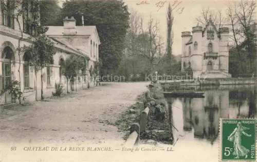 AK / Ansichtskarte Commelles Comelle (Etang) Chantilly SENLIS 60 Oise Château de la Reine Blanche