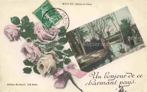 AK / Ansichtskarte Mours PONTOISE 95 Val-d Oise Un bonjour de ce pays
