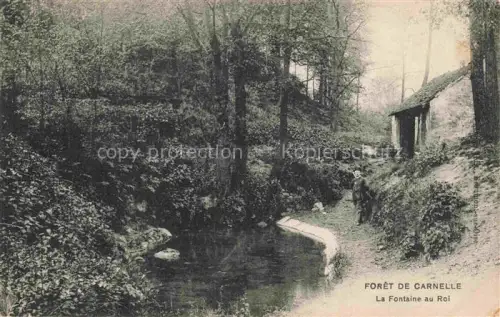 AK / Ansichtskarte Foret de Carnelle Saint-Martin-du-Tertre La Fontaine au Roi
