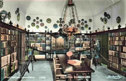 AK / Ansichtskarte Valldemosa Valldemossa Mallorca ES Biblioteca Celda Prioral