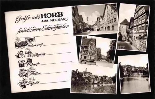 AK / Ansichtskarte Horb Neckar BW Ortspartien Neckarblick