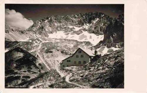 AK / Ansichtskarte Koburgerhuette Coburgerhuette 1920m Mieminger Plateau Tirol AT Panorama
