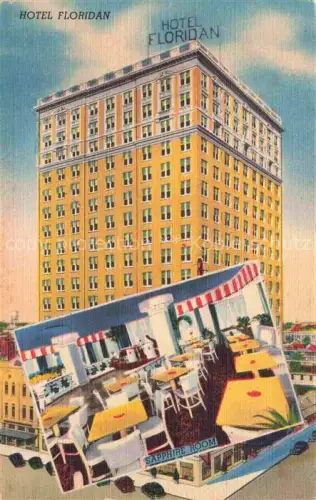 AK / Ansichtskarte Tampa Florida USA Hotel Floridan Speisesaal