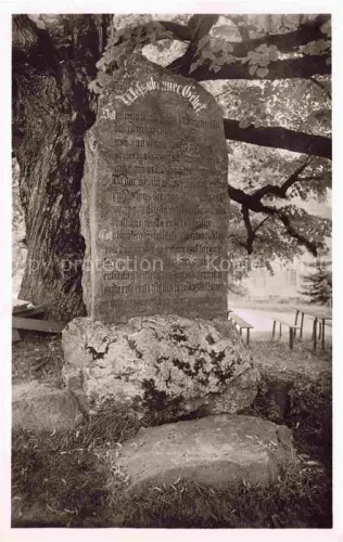 AK / Ansichtskarte Wessobrunn Weilheim-Schongau Bayern Gedenkstein mit Wessobrunner Gebet