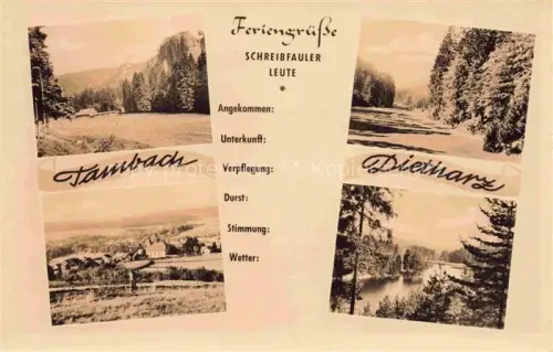 AK / Ansichtskarte Tambach-Dietharz Thueringen Panorama Teilansichten