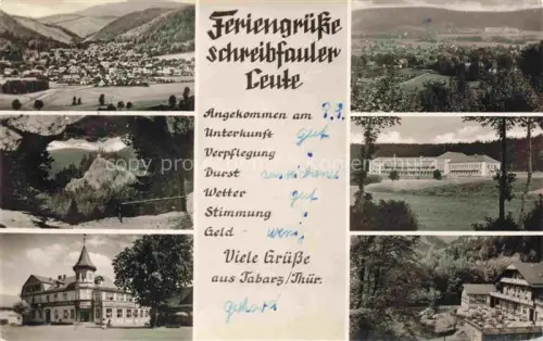 AK / Ansichtskarte Tabarz Bad Tabarz Thueringen Panorama Hotels Teilansichten