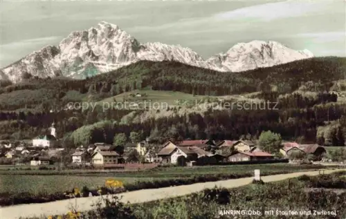 AK / Ansichtskarte Ainring Berchtesgaden Bayern mit Staufen und Zwiesel