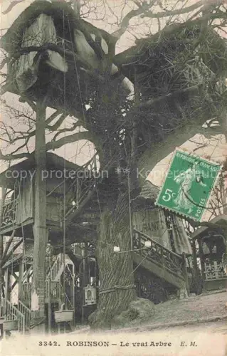 AK / Ansichtskarte ROBINSON  Vergnuegungspark 92 Hauts-de-Seine Le vrai Arbre