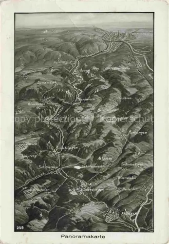 AK / Ansichtskarte Blaubeuren Panoramakarte