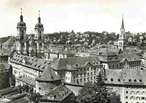 AK / Ansichtskarte St Gallen SANKT GALLEN SG Klosterkirche Pfalz Wehrmauer St Laurenzen