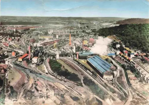 AK / Ansichtskarte Longwy 54 Meurthe-et-Moselle Vue aerienne Les Usines de la Chiers