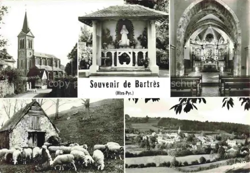 AK / Ansichtskarte Bartres Argeles-Gazost 65 Hautes-Pyrenees Kirche Schaeffer Panorama 