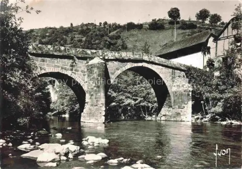 AK / Ansichtskarte Conques-en-Rouergue RODEZ 12 Aveyron Le Pont sur le Dourdou