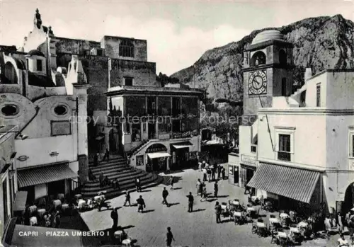 AK / Ansichtskarte CAPRI Golfo di Napoli Campania IT Umberto der 1 Platz