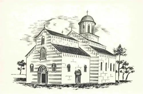 AK / Ansichtskarte Decani Kosovo Serbija Kloster Dechani