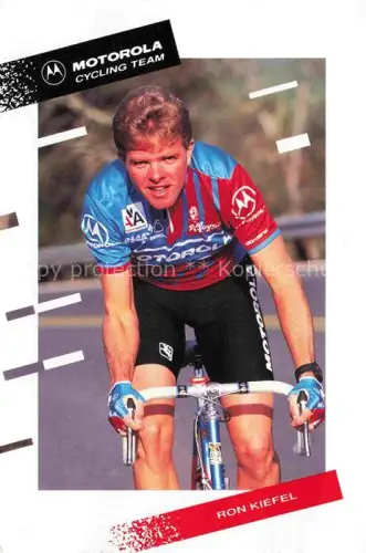 AK / Ansichtskarte Rennsport Fahrrad Bicycle Bicyclette Motorola Ron Kiefel USA