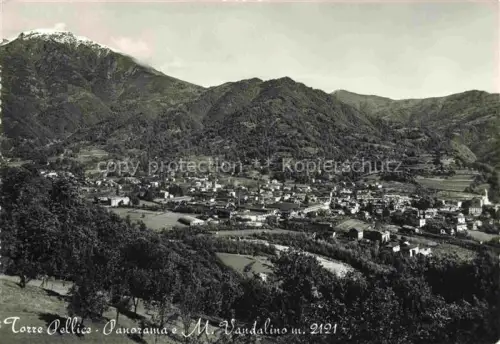 AK / Ansichtskarte Torre Pellice Piemonte IT Panorama e M. Vandalino