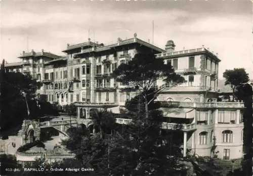 AK / Ansichtskarte RAPALLO Liguria IT Grande Albergo Casino