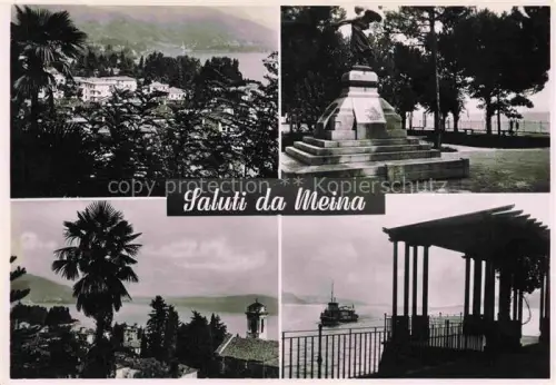 AK / Ansichtskarte Meina Novara Piemonte IT Denkmal Panorama Kueste 