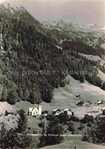 AK / Ansichtskarte Buchboden Sonntag BLUDENZ Vorarlberg AT im Gr Walsertal mit Zitterklapfen