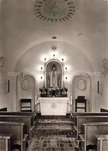 AK / Ansichtskarte Margarethenberg Burgkirchen Alz Altoetting Bayern Fatima Kapelle Inneres