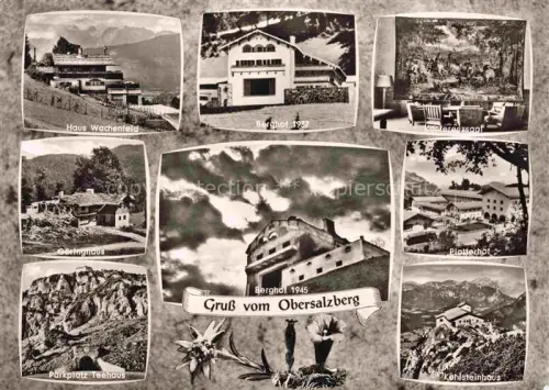 AK / Ansichtskarte Obersalzberg Berchtesgaden Bayern Haus Wachenfeld Berghof 1937 Goeringhaus Parkplatz Teehaus Konferenzsaal Platterhof Kehlsteinhaus
