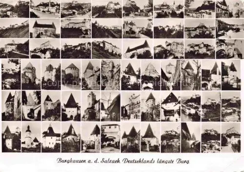 AK / Ansichtskarte Burghausen  Salzach Oberbayern Teilansichten
