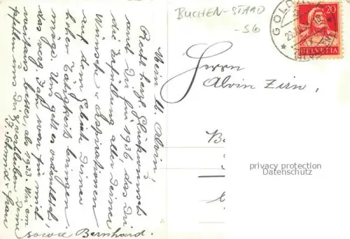 AK / Ansichtskarte Buchen Staad Kirche Inneres