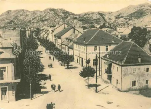 AK / Ansichtskarte Cetinje Cetigne Montenegro Ortspartie