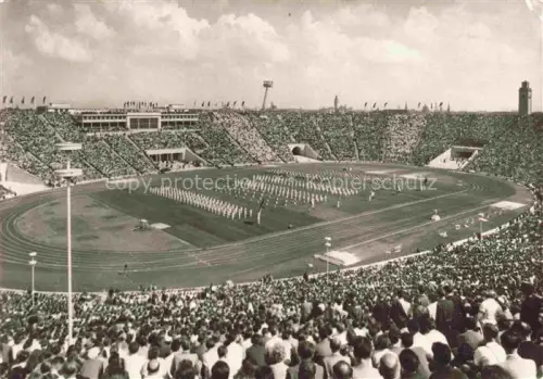 AK / Ansichtskarte Stadion Stadium Estadio-- Messestadt Leipzig 