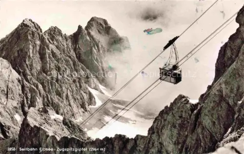 AK / Ansichtskarte SEILBAHN Cable-Car Telepherique Eibsee Zugspitzgipfel 