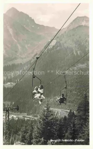 AK / Ansichtskarte Sessellift Chairlift Telesiege Berglift Praebichl Polster 