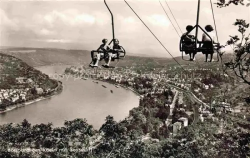 AK / Ansichtskarte Sessellift Chairlift Telesiege Boppard am Rhein 