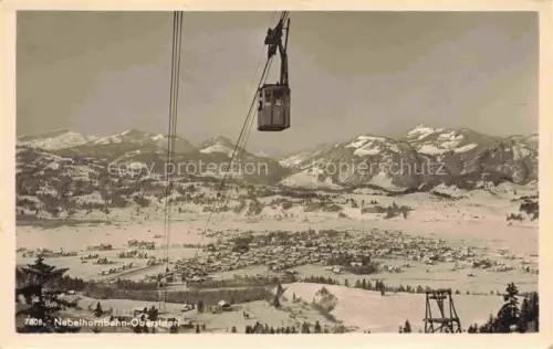AK / Ansichtskarte SEILBAHN Cable-Car Telepherique Oberdorf Nebelhornbahn Allgaeu 