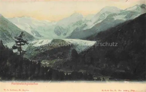 AK / Ansichtskarte Gletscher Ferner Glacier Glaciar Ghiacciaio-- Morteratsch Schweiz Suisse 