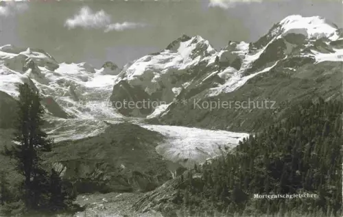 AK / Ansichtskarte Gletscher Ferner Glacier Glaciar Ghiacciaio-- Morteratsch Schweiz Suisse 