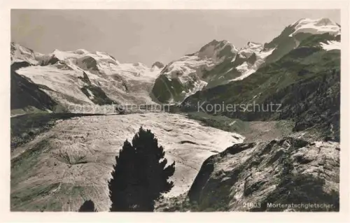 AK / Ansichtskarte Gletscher Ferner Glacier Glaciar Ghiacciaio-- Morteratsch Schweiz Suisse 
