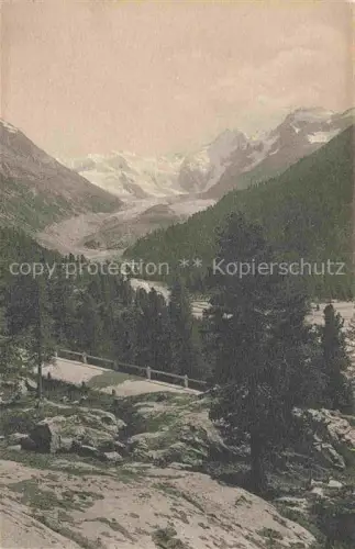 AK / Ansichtskarte Gletscher Ferner Glacier Glaciar Ghiacciaio-- Morteratsch Bernina Schweiz Suisse 