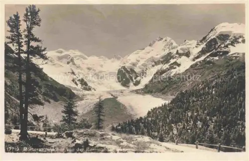 AK / Ansichtskarte Gletscher Ferner Glacier Glaciar Ghiacciaio-- Morteratsch Bernina Schweiz Suisse 