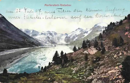 AK / Ansichtskarte Gletscher Ferner Glacier Glaciar Ghiacciaio-- Morteratsch Schweiz Suisse 