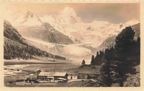 AK / Ansichtskarte Gletscher Ferner Glacier Glaciar Ghiacciaio-- Roseg Tschierva Schweiz Suisse 
