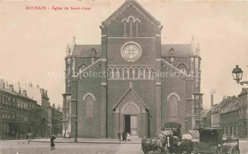 AK / Ansichtskarte ROUBAIX LILLE 59 Nord Eglise du Sacre Soeur