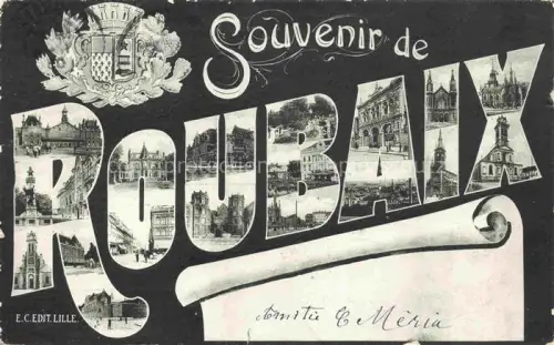 AK / Ansichtskarte ROUBAIX LILLE 59 Nord Souvenir 